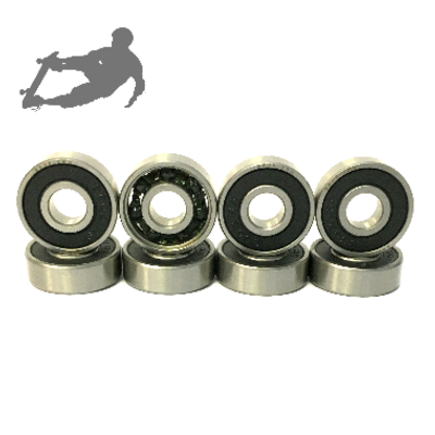 8 Skateboard Bearingss Ceramic Hybrid 608 2RS Si3N4 Replacem